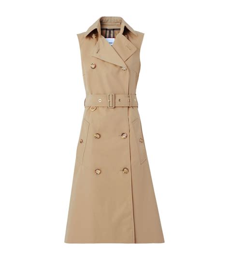 plaid burberry dress womens|Burberry navy sleeveless trench dress.